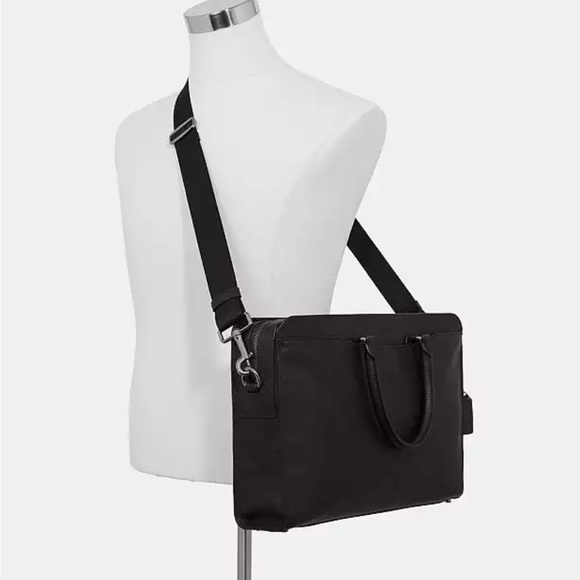 Black leather Coach Bag - Beckett Structured Brief - Style No. F73524 - Picture 2 of 6
